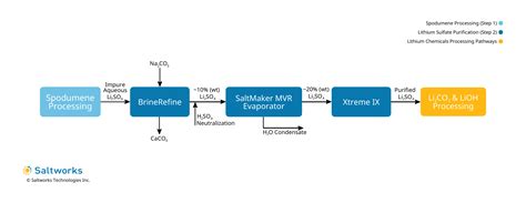 Hard Rock Spodumene Lithium Processing Saltworks Technologies