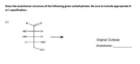 Answered Draw The Enantiomer Structure Of The… Bartleby