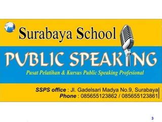 DASAR PUBLIC SPEAKING Ppt