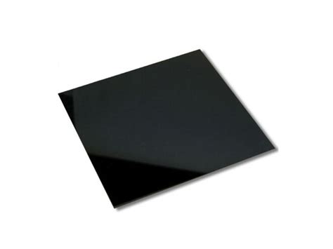 Placa Din Acril Negru Lucios Plexiglas De 3mm Grosime 100x100 Cm