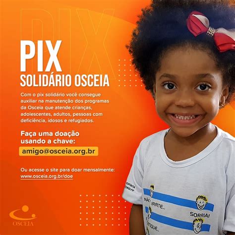 Conheça o Pix Solidário Osceia OSCEIA