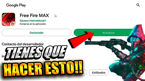 Como Actualizar Free Fire Max Nueva Actualizacion Soluci N