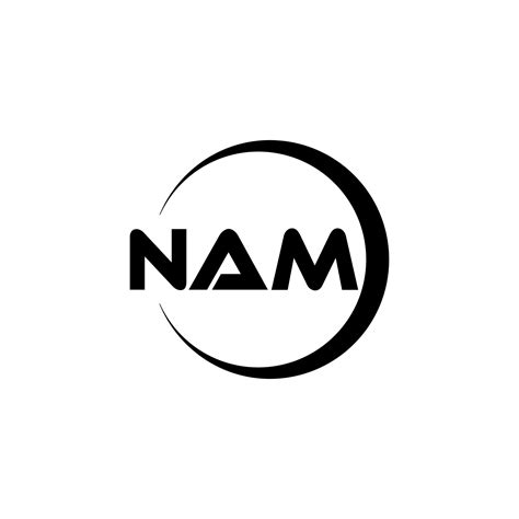 nam letter logo design inspiration   unique identity modern