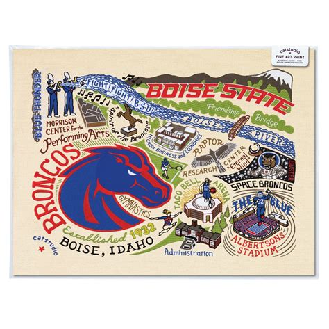 Boise State Fine Art Print | Collegiate Collection by catstudio – catstudio