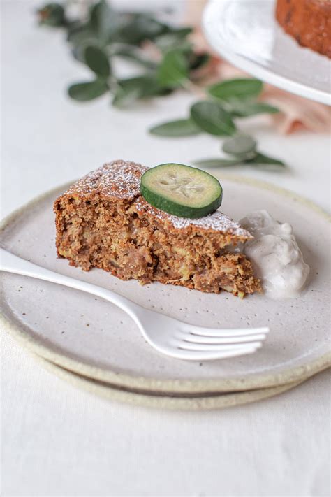 Feijoa cake with toasted walnuts - Ascension Kitchen