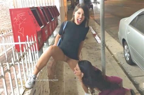 Adriana Chechik And Kissa Sins Get Crazy In Public Really Crazy Let