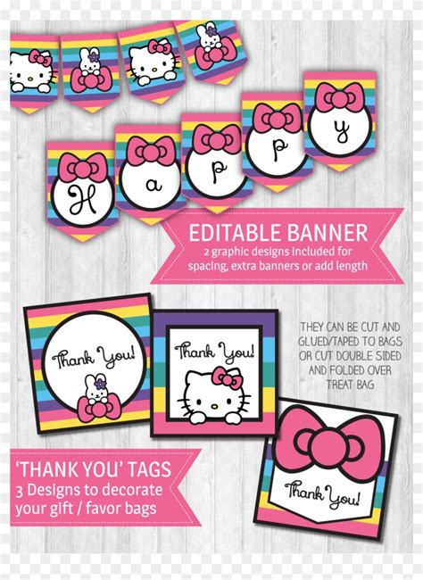 Hello Kitty Banner Template