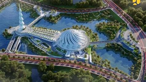 Megahnya Desain Masjid Negara Di Ikn Ini Penampakan Desainnya Prokal