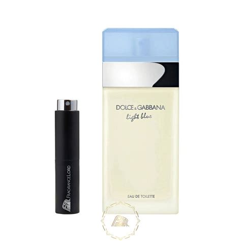 Dolce And Gabbana Light Blue Eau De Toilette Refreshing Sample Travel Spray Fragrance Lord