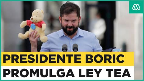 Boric Promulga La Ley Tea Vamos A Trabajar Para Que Esta Ley No Sea