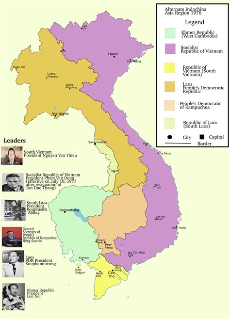 Alternate Indochina Map After 21 Years War (no lore) : r/imaginarymaps