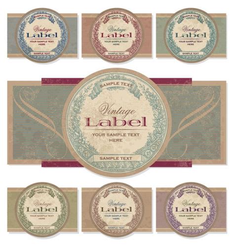 Vintage Labels Set Vector Stock Vector Image By Milalala 3526062