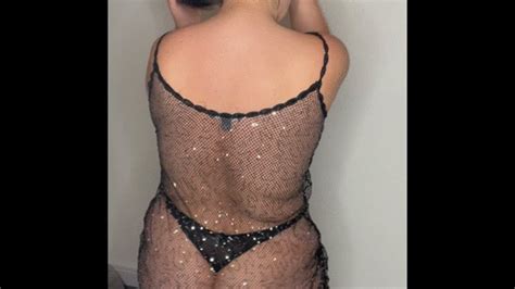 Bbw Dances In Fishnet Dress Pornmeka