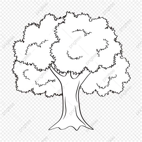 Black And White Vector Big Tree Clipart Tree Clipart Black And White ...