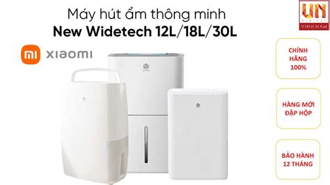 Đập hộp Máy hút ẩm Xiaomi thông minh New Widetech 12L 18L 30L YouTube