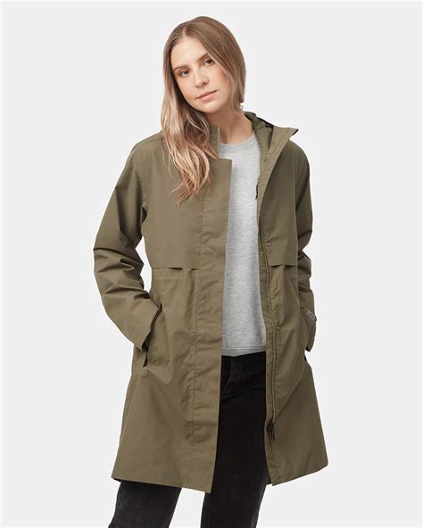 Womens Nimbus Long Rain Jacket Recycled Polyester