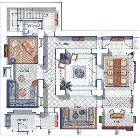 Privilege Riads Riad Floor Plan House Floor Plans Moroccan Riad