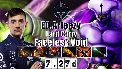 Faceless Void EG Arteezy Hard Carry Faceless Void 7 27d Gameplay