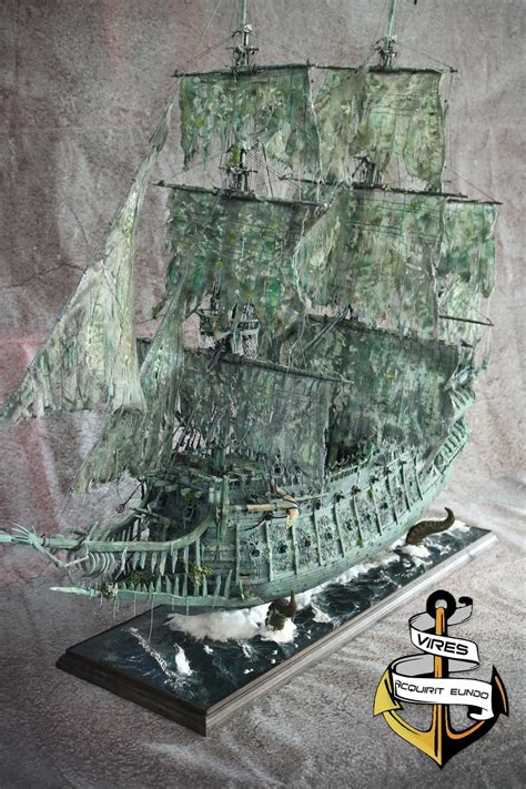 Replicating The Iconic Flying Dutchman Ship From “pirates Of The