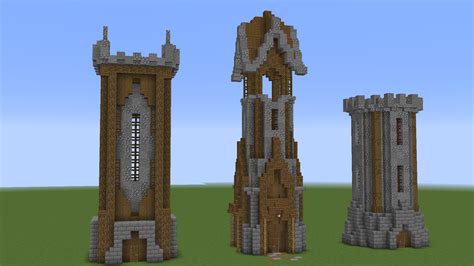 Castle Minecraft Tower Designs