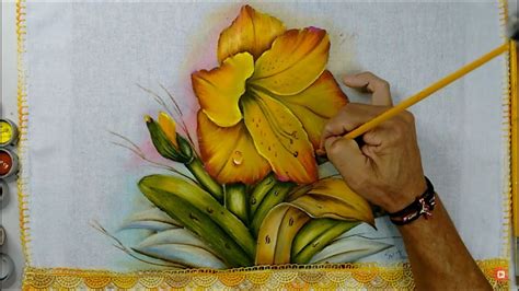 Roberto Ferreira Vamos Aprender A Pintar A Flor Amarilis Youtube