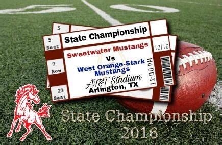 The Sweetwater ISD will have tickets available for the State ...