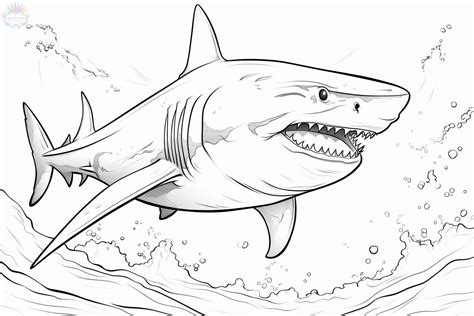 Tubarão Para Colorir E Imprimir - Tubarão Para Colorir + De 40 Desenhos Para Imprimir e Pintar