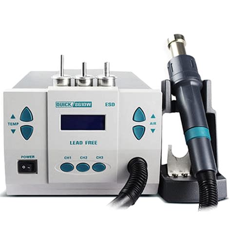 861DW Lead Free Hot Air Gun Soldering Rework Station LaserSE