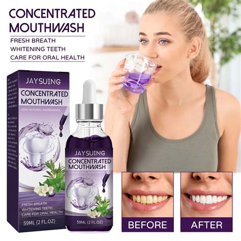 Czestpyake Concentrated Mouthwash To Bad Breath Stains Yellow Teeth