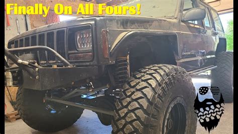 Finally On Its Own Weight Cherokee Xj One Ton Swap Update Youtube