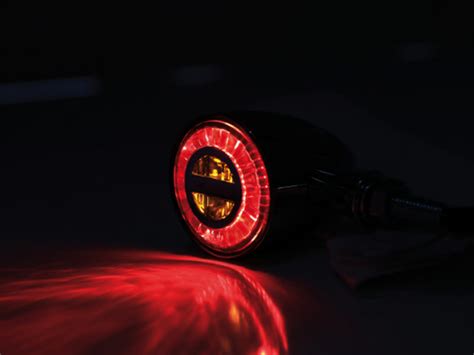 Coppia Frecce Led Highsider Rocket Bullet Con Luce Posizione E Stop