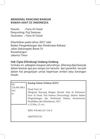 Mengenal Rancang Bangun Rumah Adat Di Indonesia Lifa Dian Israkhmi