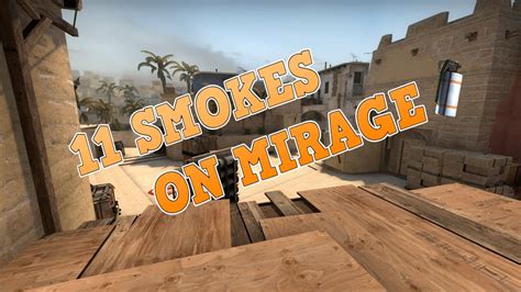 Top Smokes On Mirage Cs Go Youtube