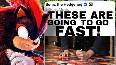 SONIC 3 EXCLUSIVE POSTER GIVEN OUT AT THEATERS Signed YouTube