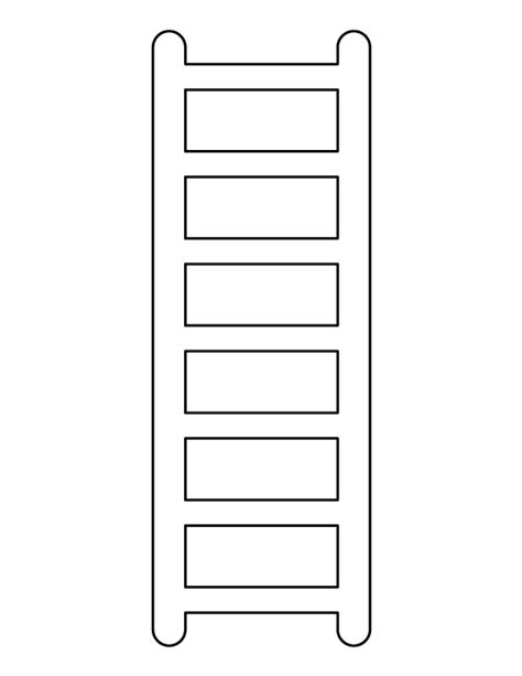 Printable Ladder Template