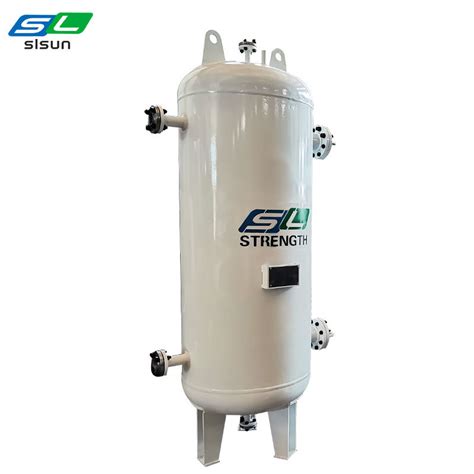 Ped Certificate Customized Normal Temperature Steel Industrial Boiler Room 12 Bar Air Receiver