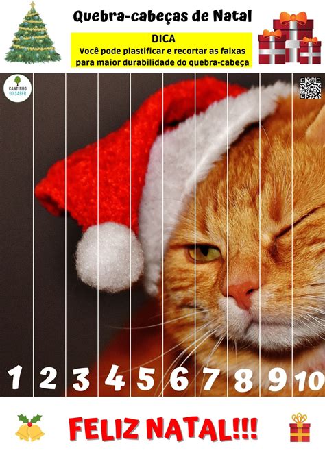 8 Modelos de Quebra-Cabeças do Natal