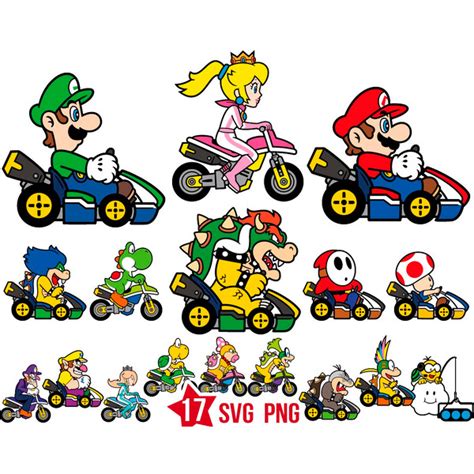 Super Mario Svg Mario Kart Svg Super Mario Svg Png Inspire Uplift