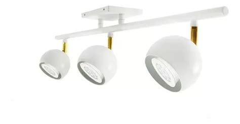 Lumin Ria Aplique Led Bidirecional De Teto Gioluce Cor Branco