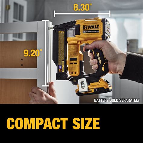 Dewalt Dcn623b 20v Max Atomic Compact 23 Gauge Brushless Pin Nailer