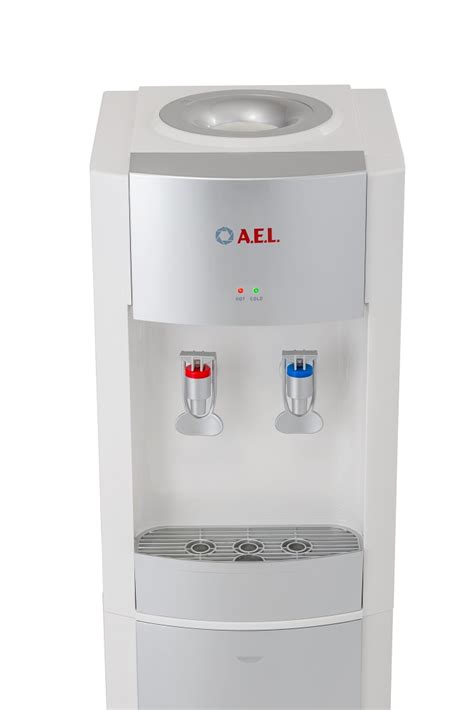 Напольный кулер AEL LD-AEL-28 white/silver - Кулер-Пурифайер.Ру