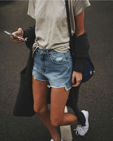 27 Lovely Summer Oufits With Shorts Fashion Summer Outfits Clothes