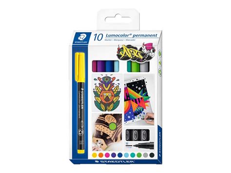 Staedtler Lumocolor Pack De Marqueurs Permanents Pointe