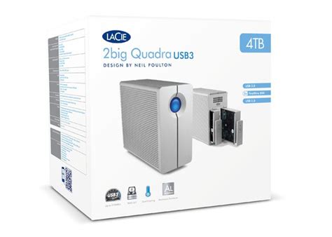 Disque Dur Externe LaCie 2big Quadra USB 3 0 2Bay RAID FireWire 800