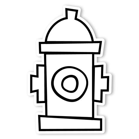 Fire Hydrant Coloring Page