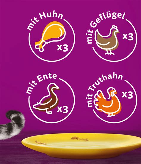 Whiskas Nassfutter für Katzen Multipack Tasty Mix Fish of the day in