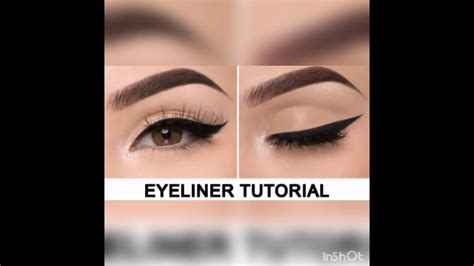 طريقة رسم الآيلينر للمبتدئات How To Do Winged Eyelinerapli Youtube