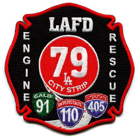 Lafd Engine 79 Rescue 79 Firefighter Decals Patches Fdny Patches