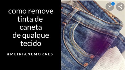 Como Tirar Tinta De Caneta Tirar Tinta De Caneta Permanente De Jeans