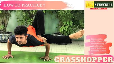 How To Do Grasshopper Pose Arm Balance Power Yoga Joniyoga369